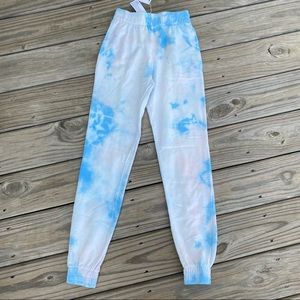 Frankie’s Bikinis Aiden Sweatpant High Waisted Tie Dye